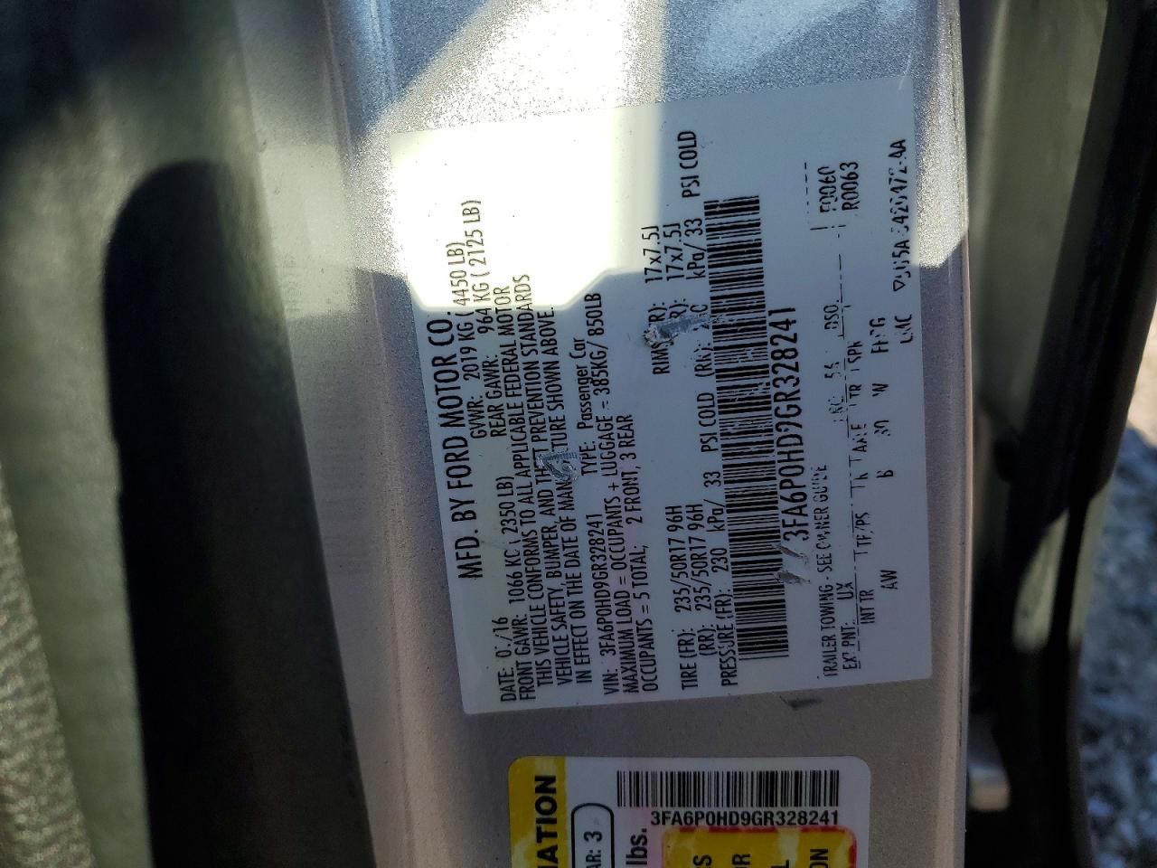 Ford Fusion Se
