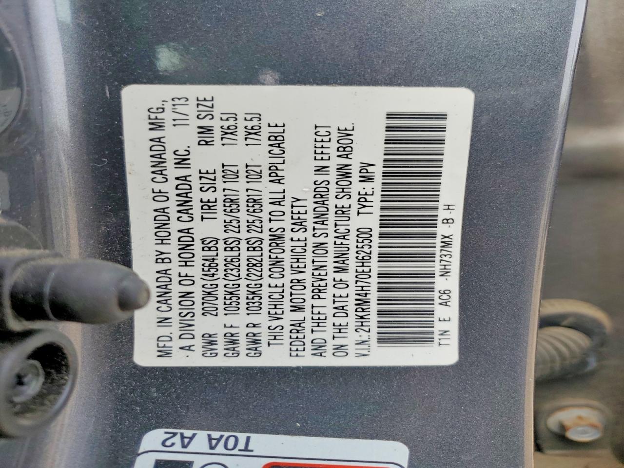 Honda Crv Exl
