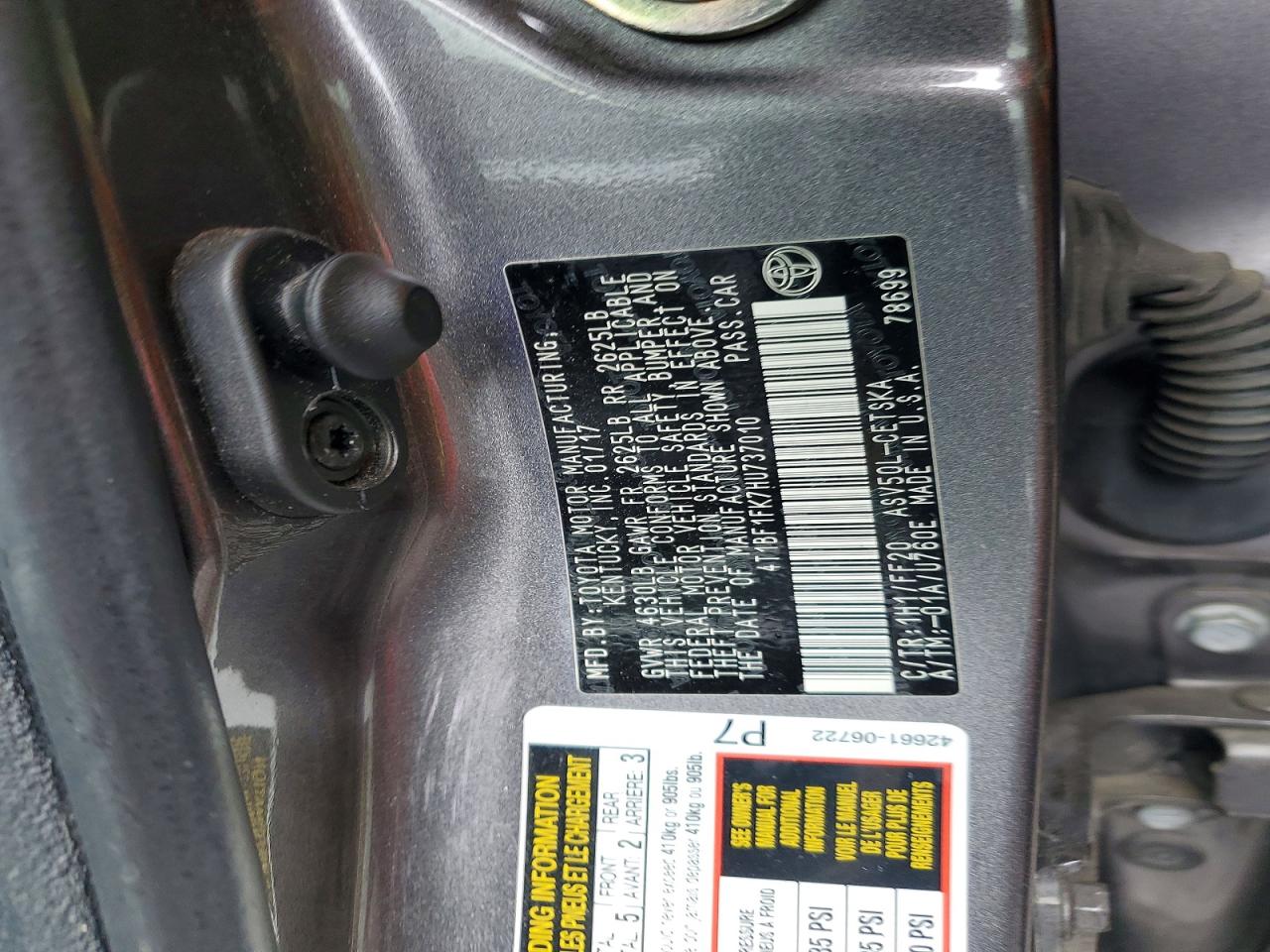 Toyota Camry Se