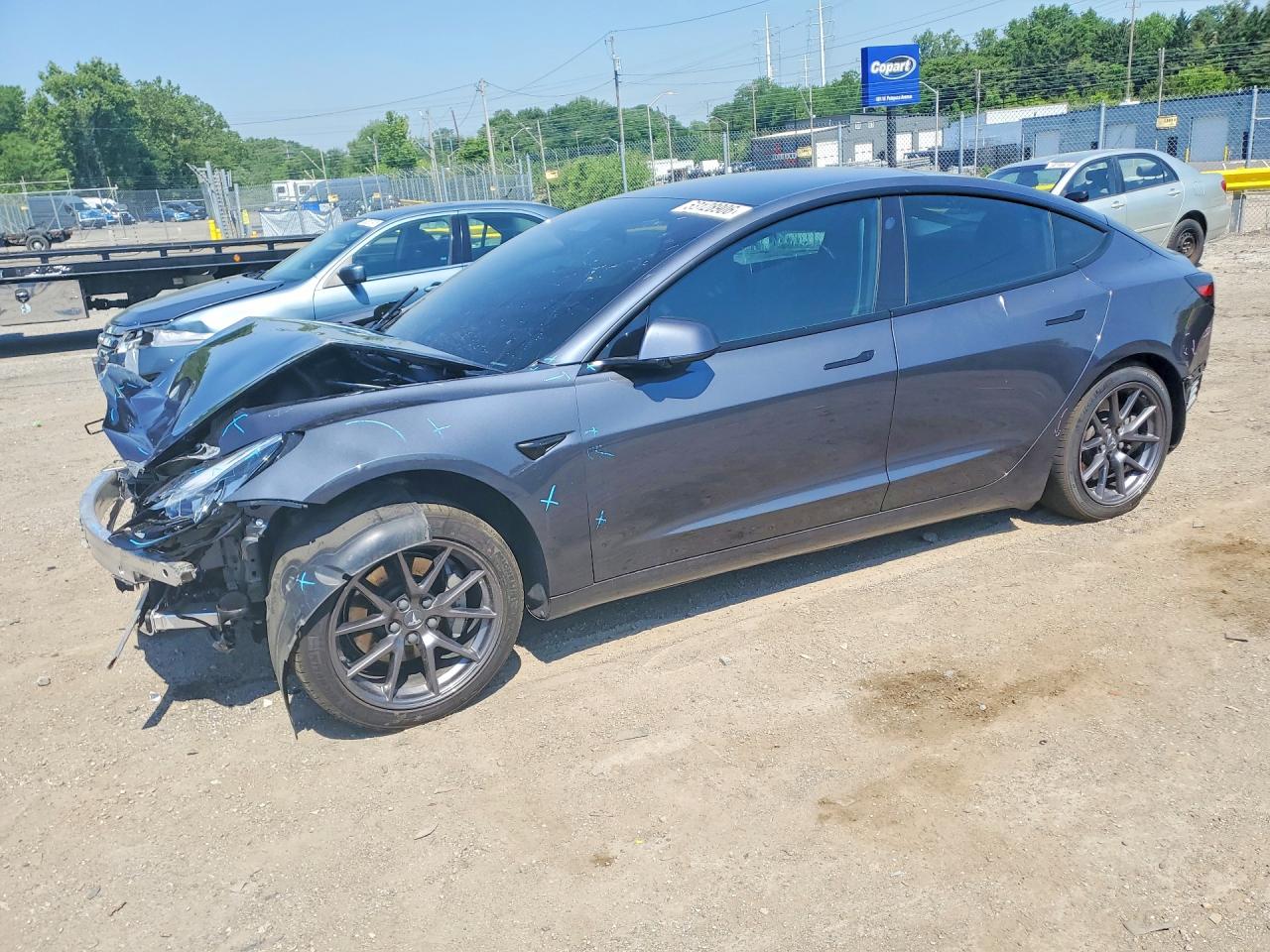 Salvage Tesla Model 3 Image