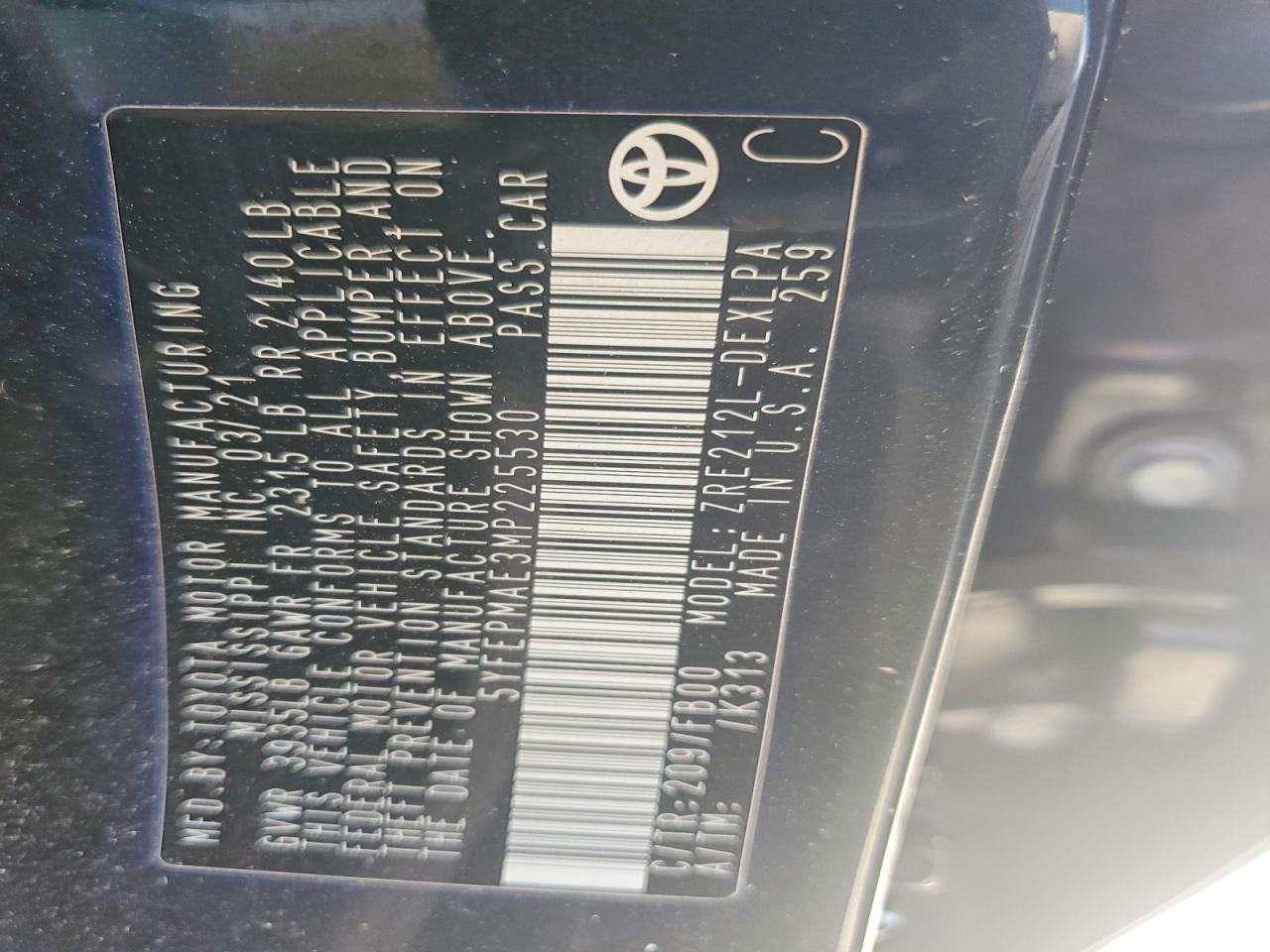 Toyota Corolla Le