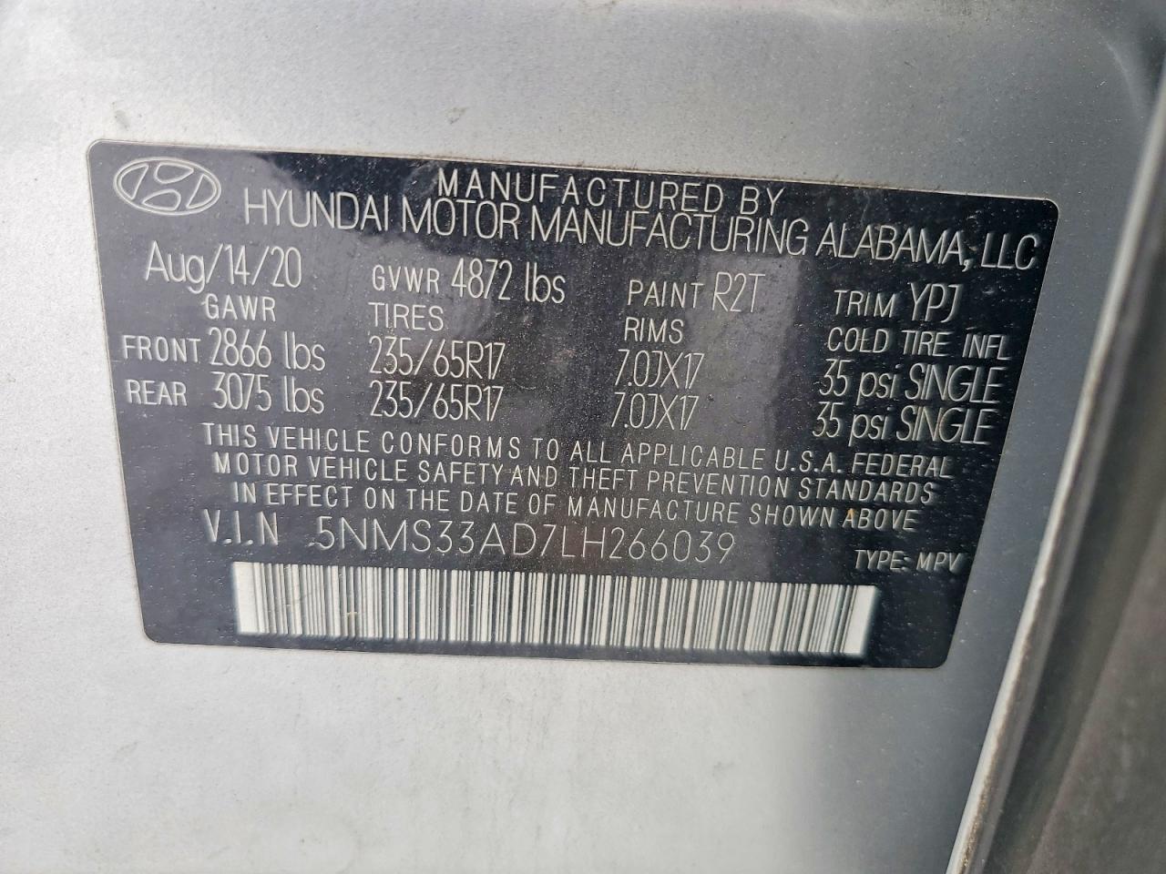 Hyundai SANTA FE Sel