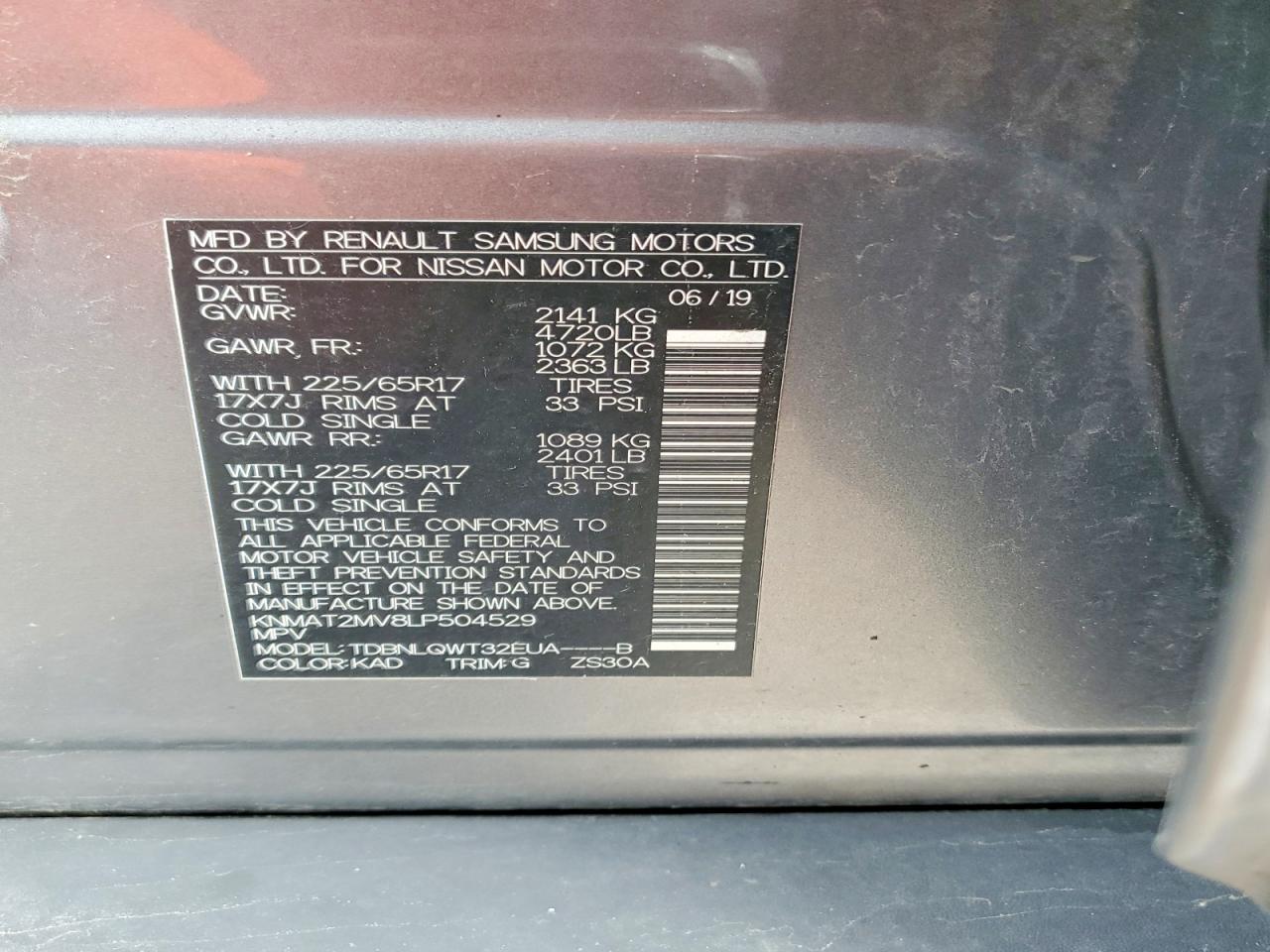 Nissan Rogue Sv