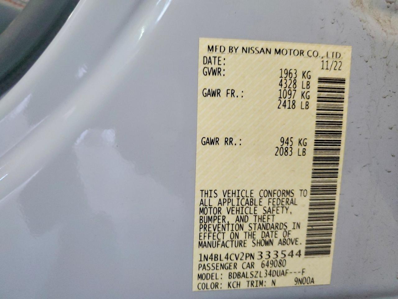 Nissan Altima Sr