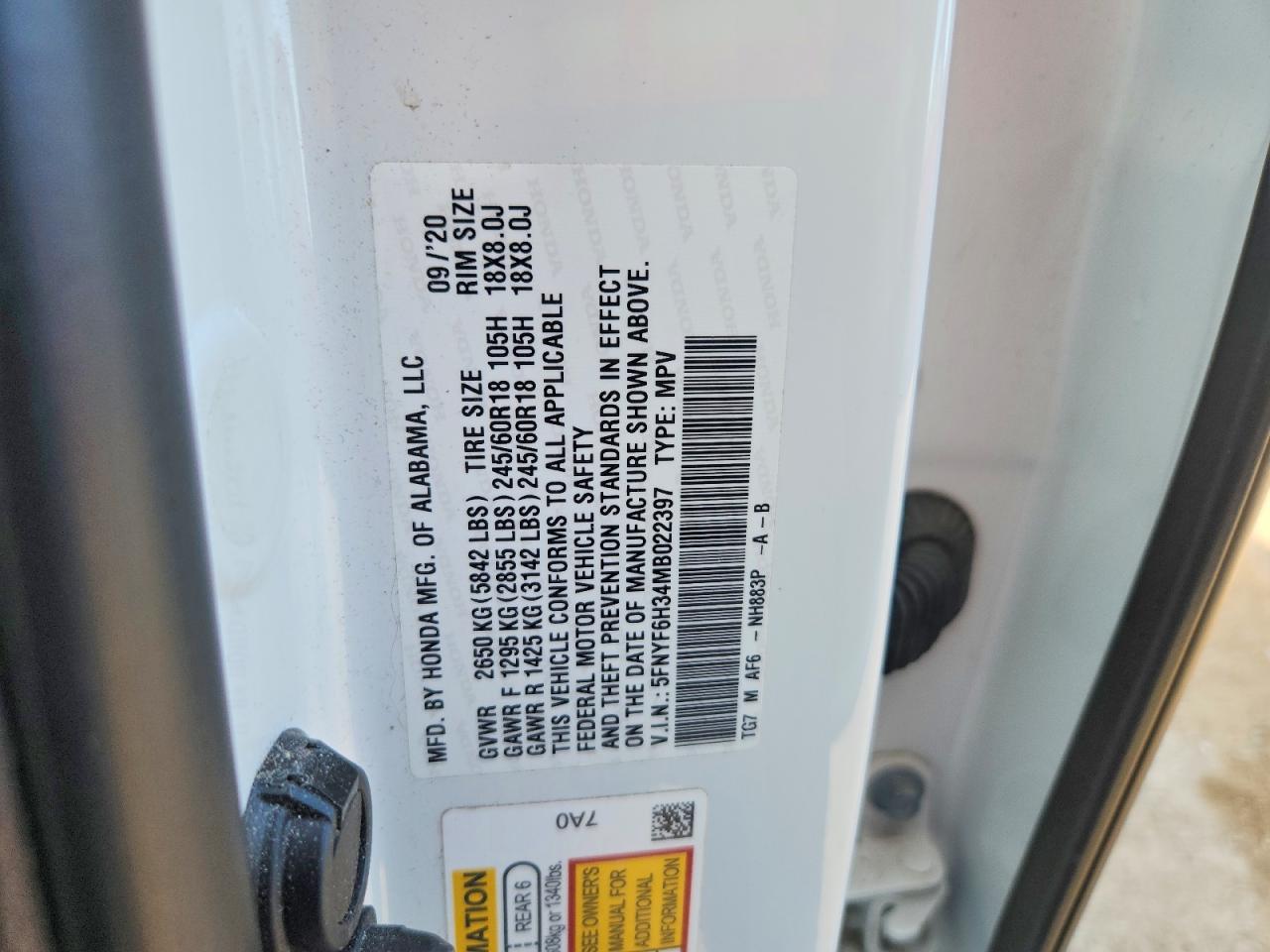 Honda Pilot Ex