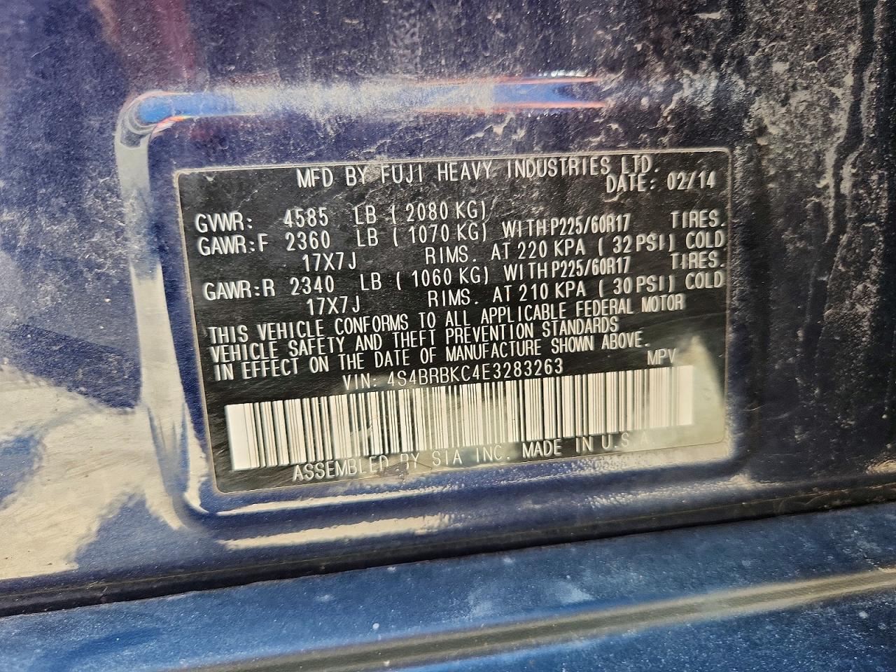 Subaru Outback 2.5i Limited