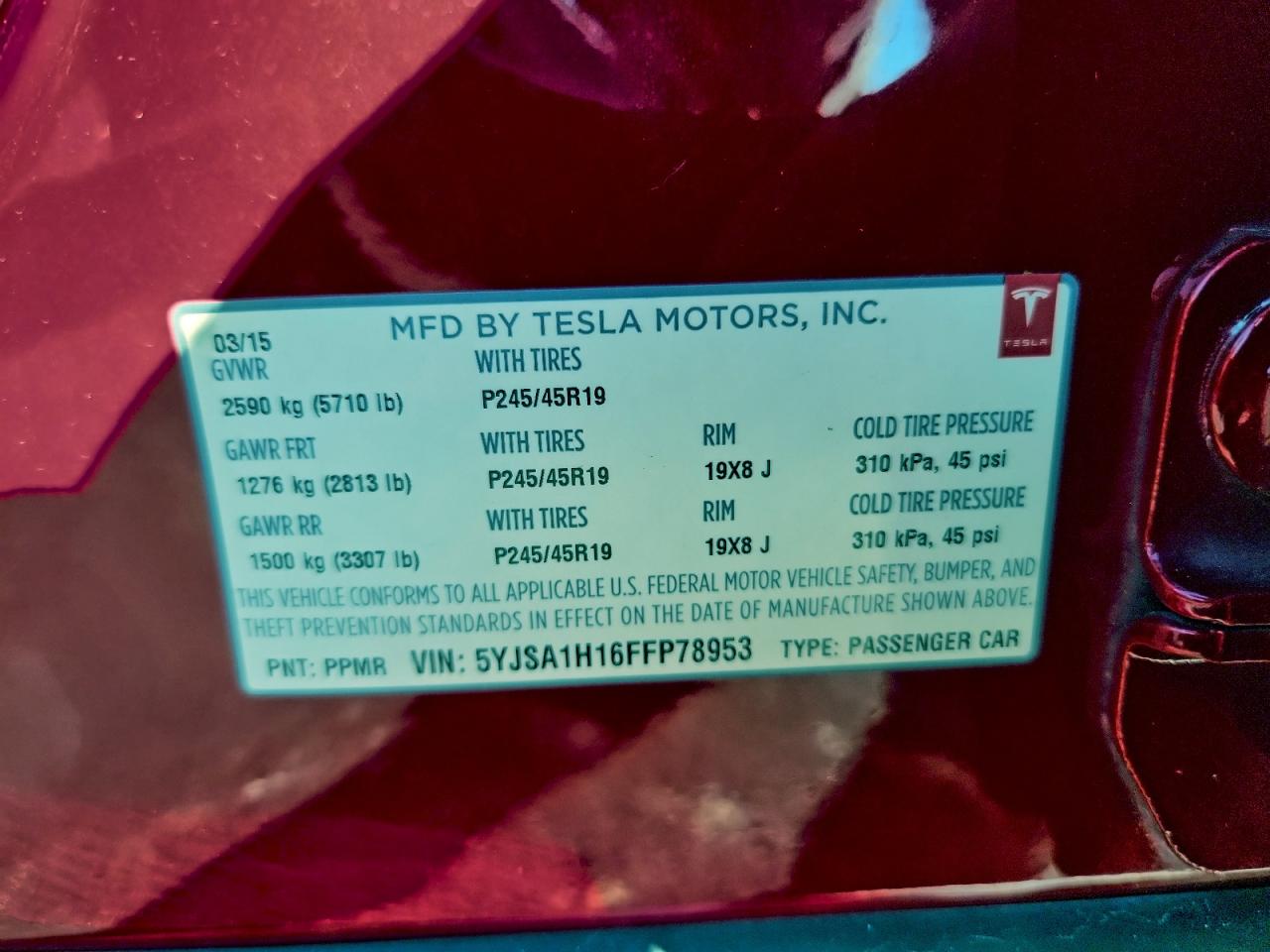 Tesla Model S 85
