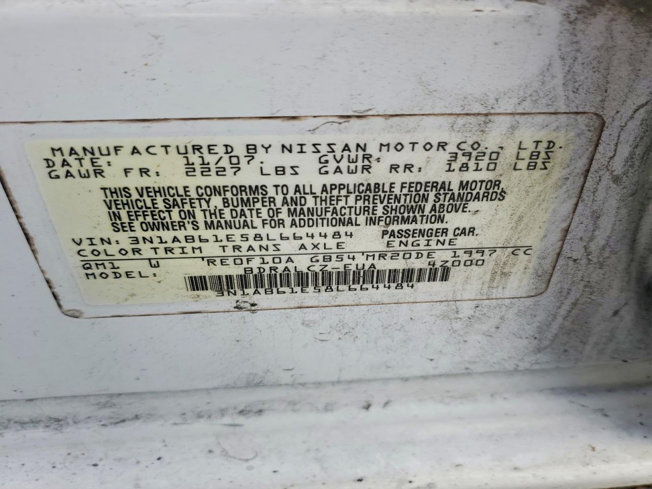 Nissan Sentra 2.0