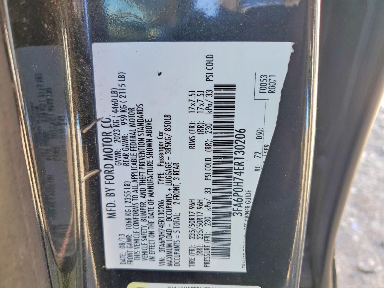 Ford Fusion Se