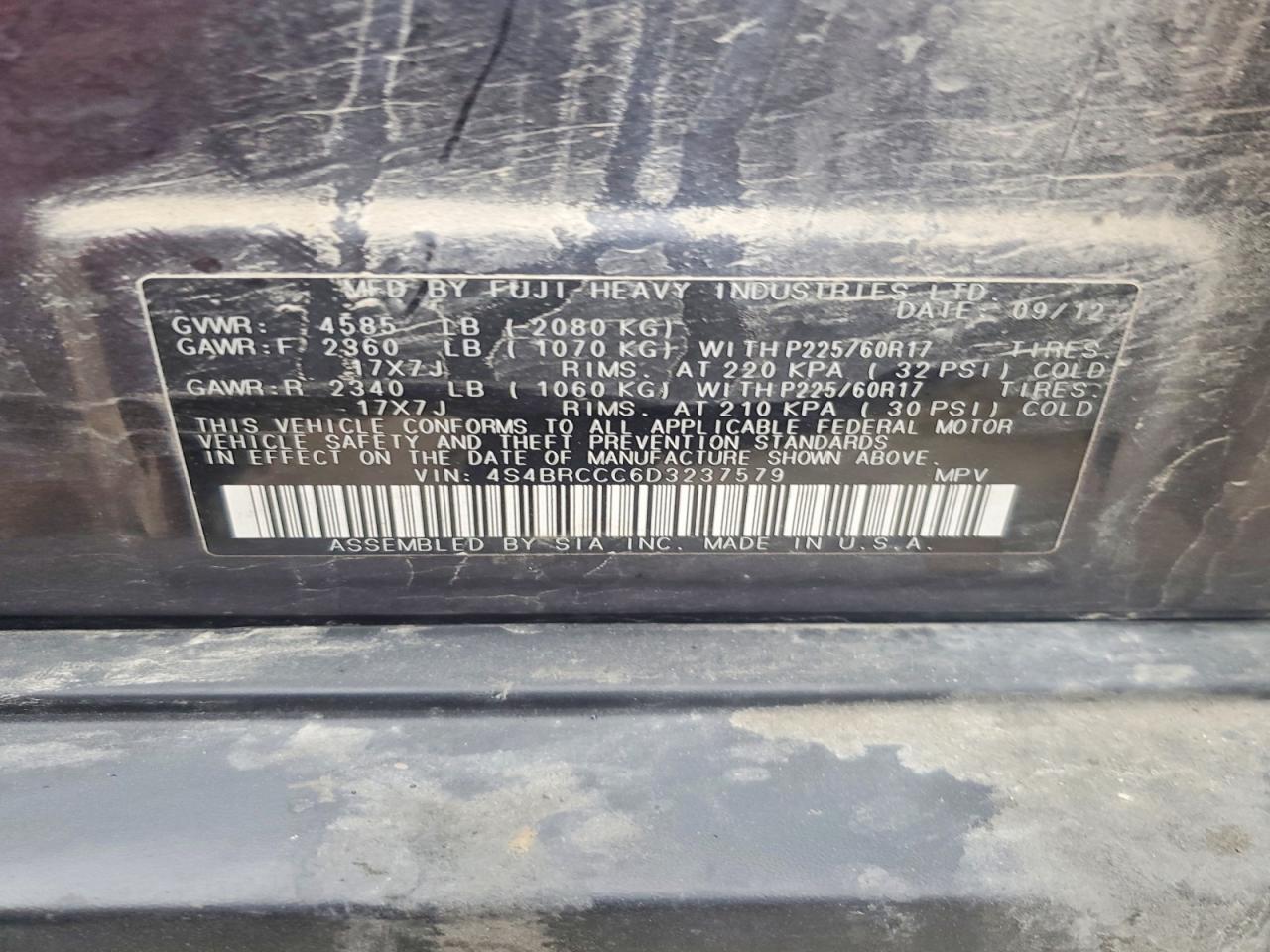Subaru Outback 2.5i Premium