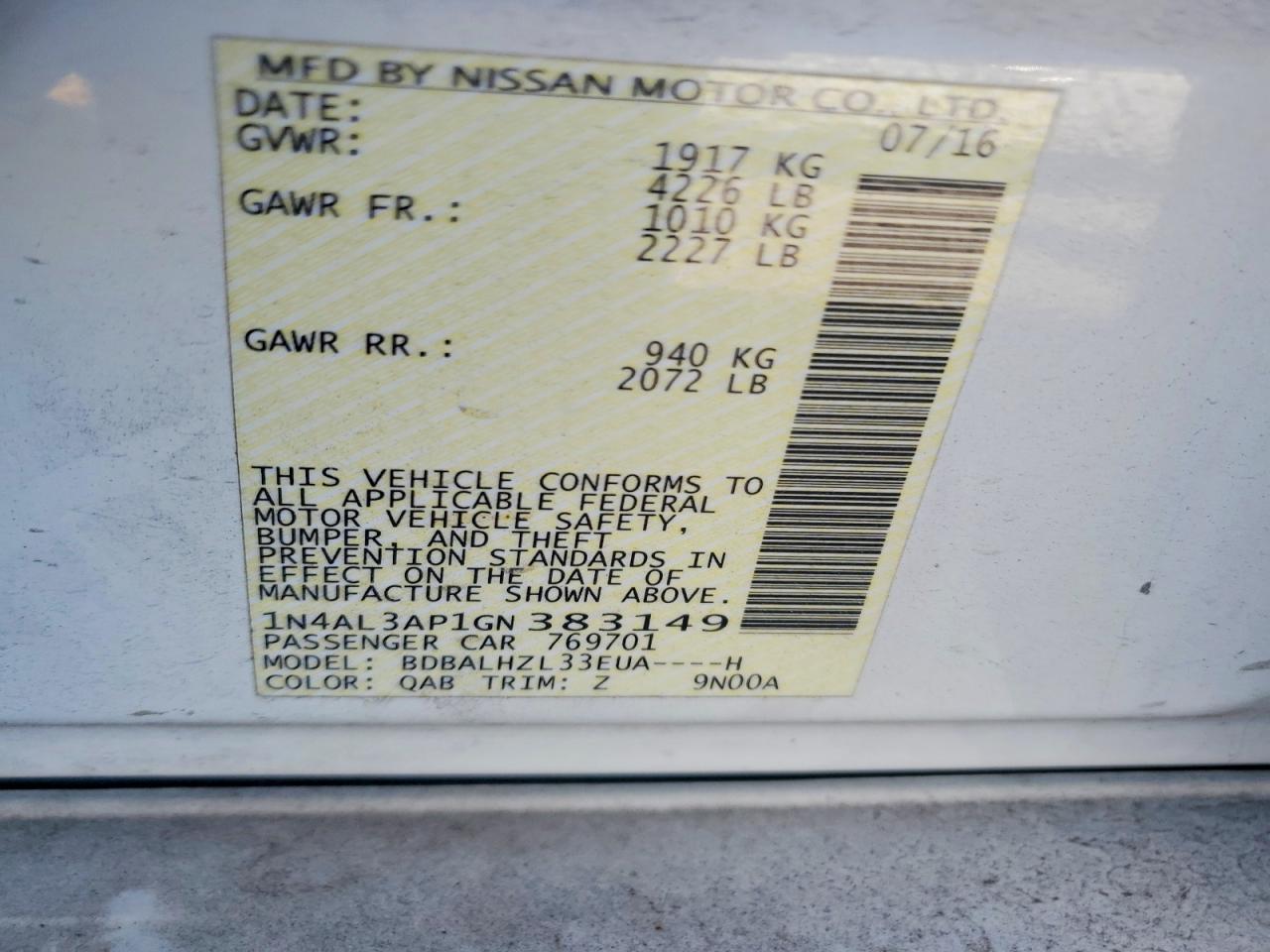 Nissan Altima 2.5