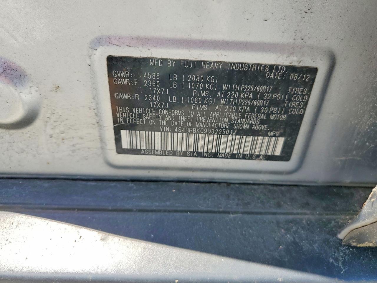 Subaru Outback 2.5i Limited