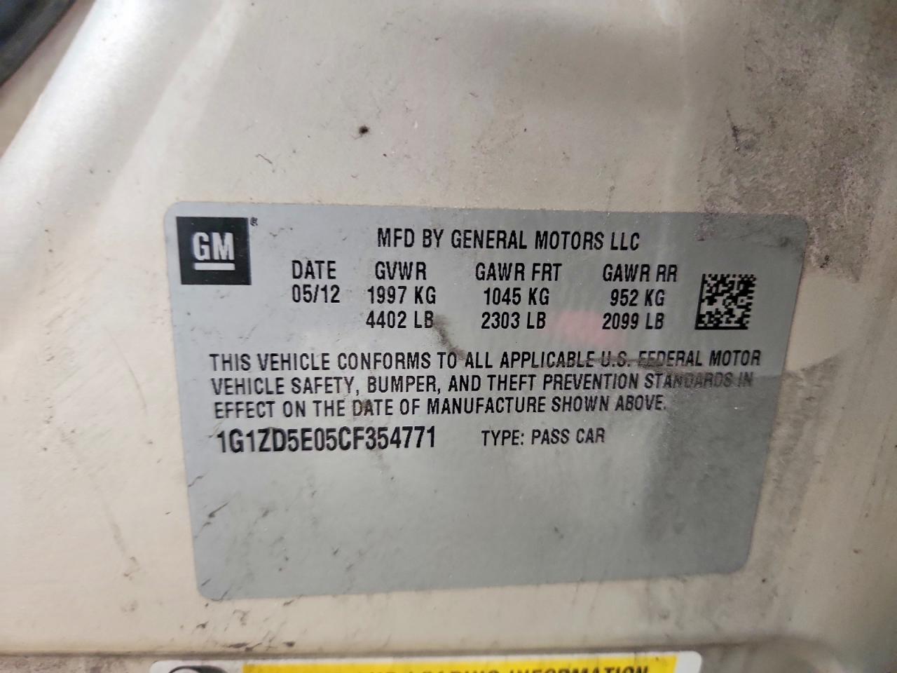 Chevrolet Malibu 2lt