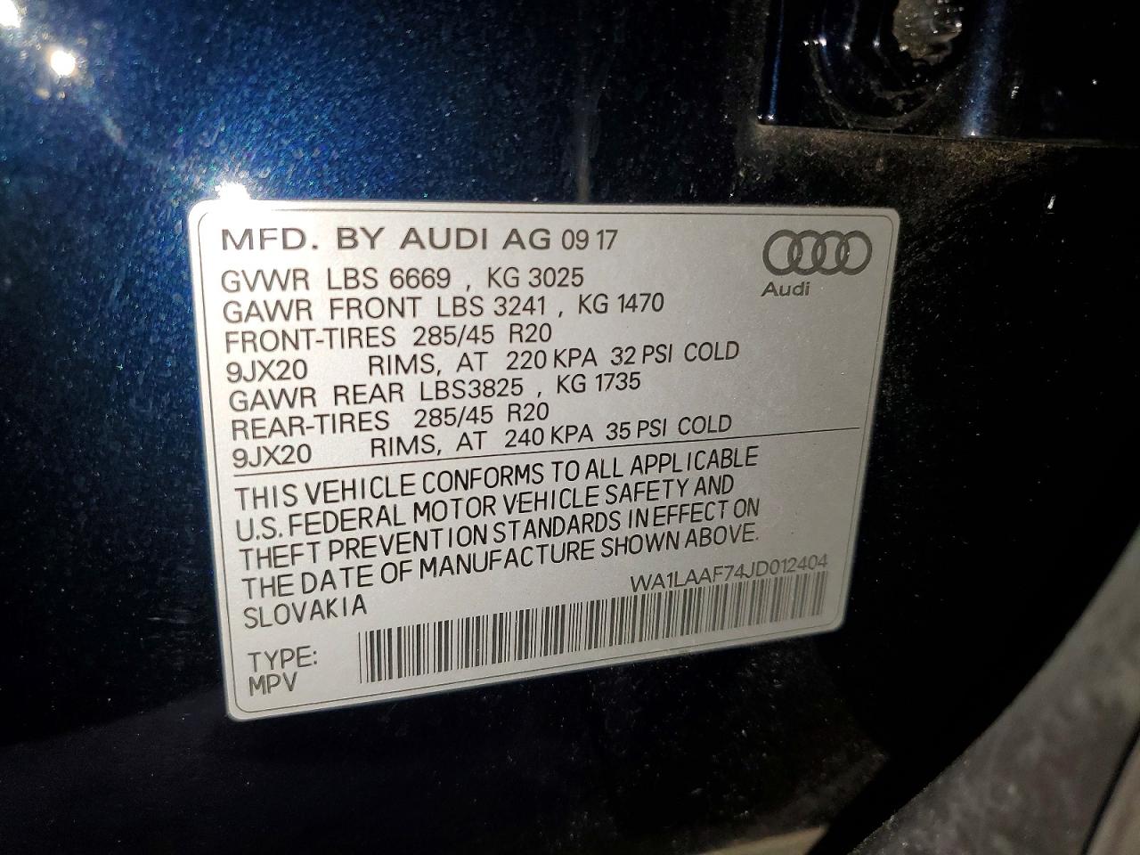 Audi Q7 Premium Plus