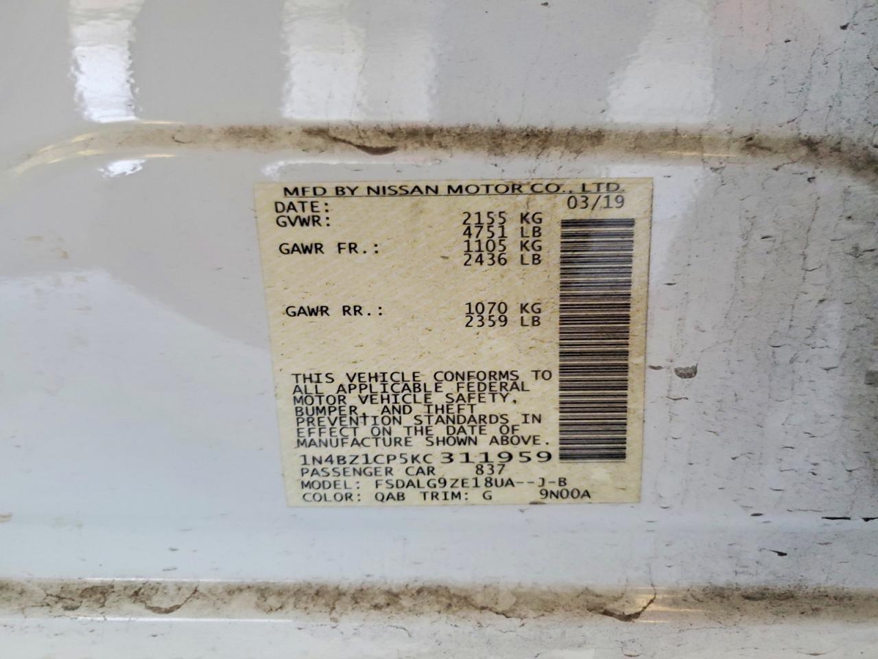 Nissan LEAF Sl Plus