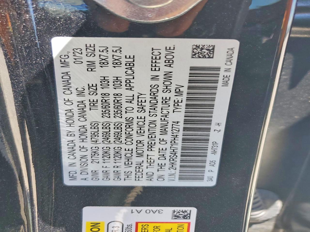 Honda Crv Exl