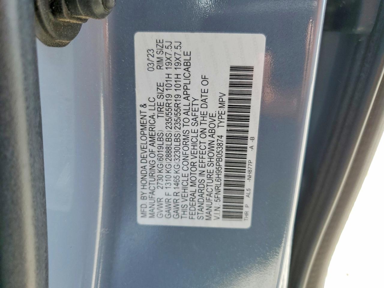 Honda Odyssey Elite