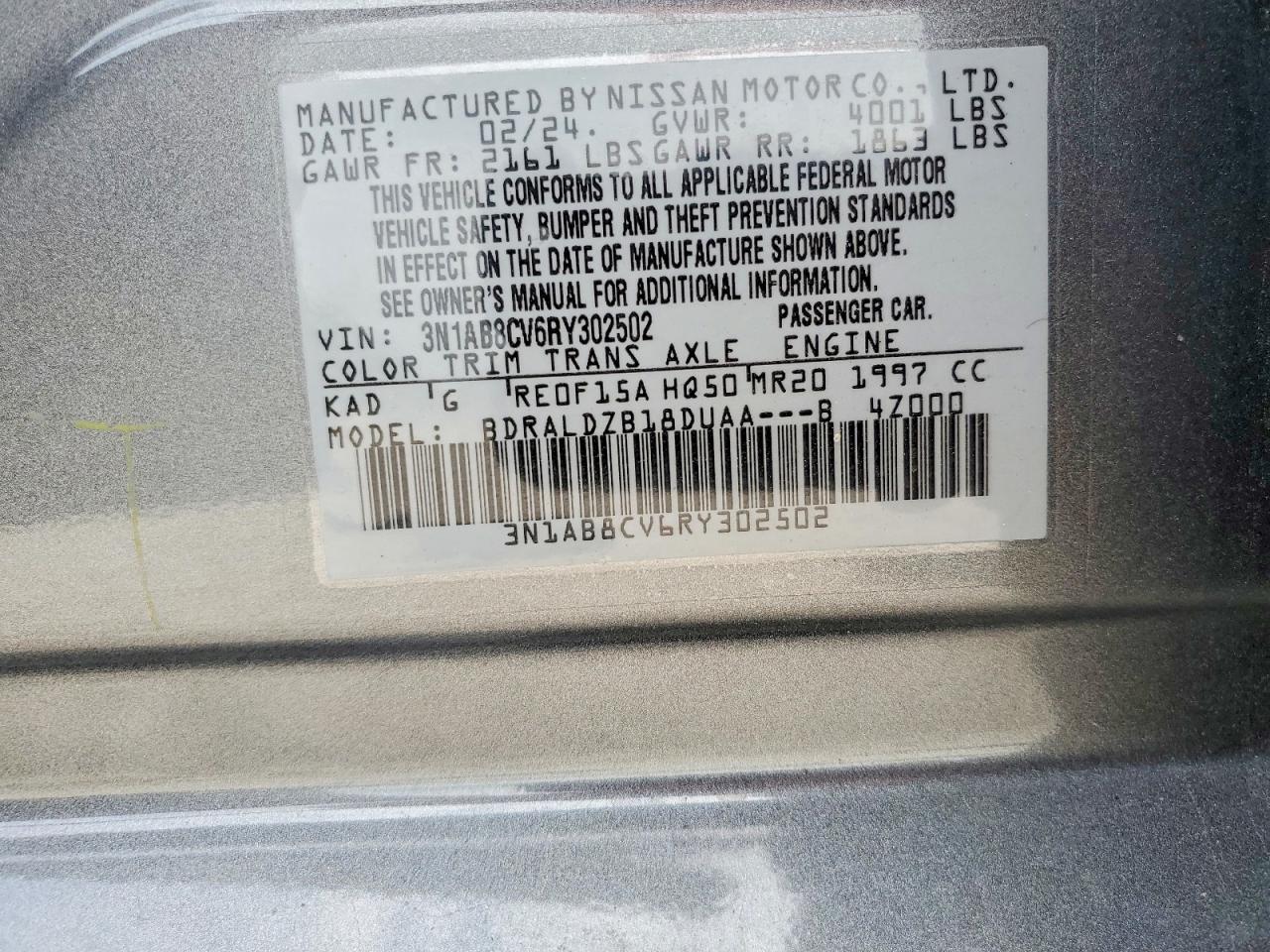 Nissan Sentra Sv
