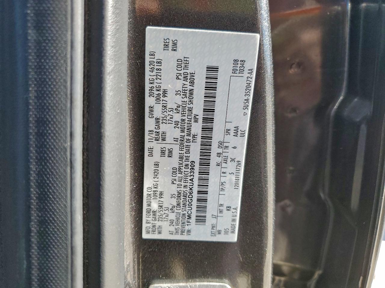 Ford Escape Se