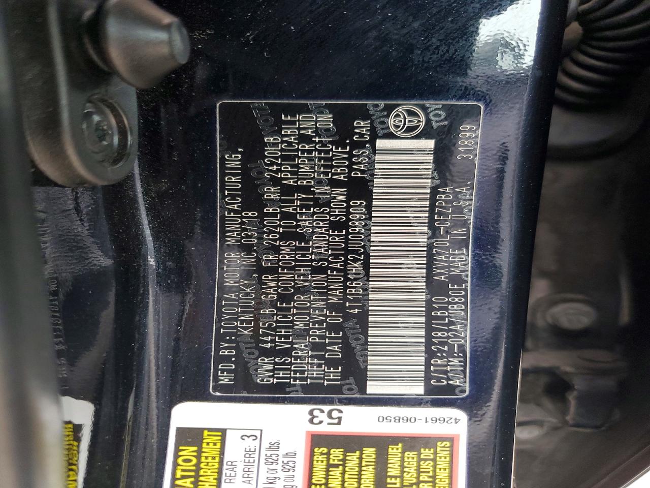 Toyota Camry Xse