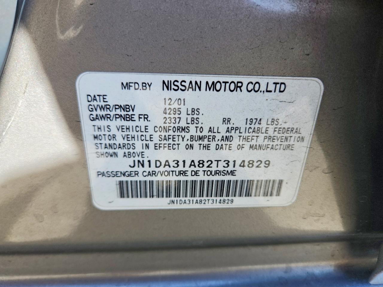Nissan Maxima Gxe
