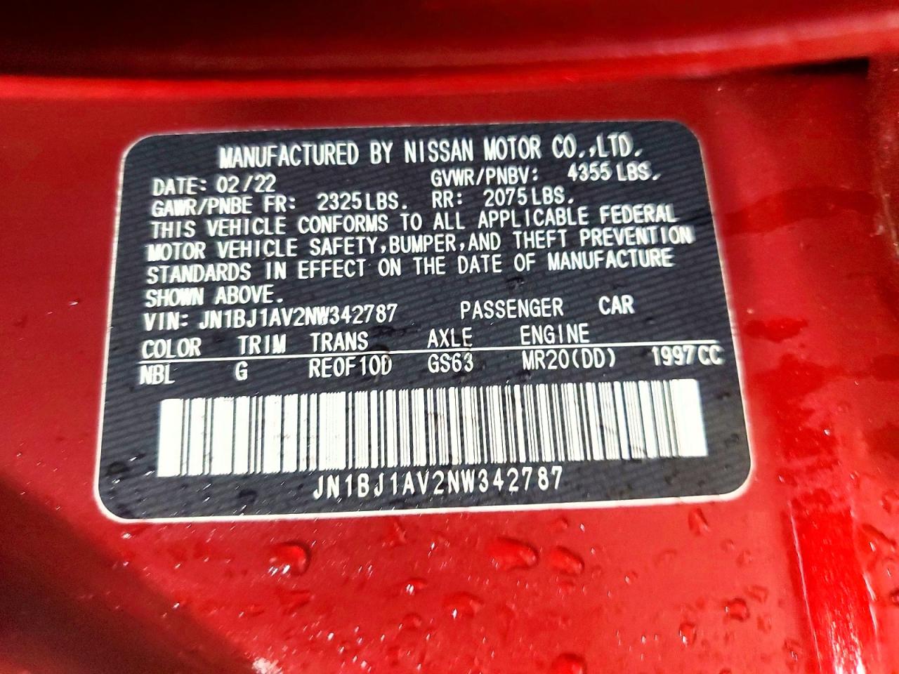 Nissan Rogue S