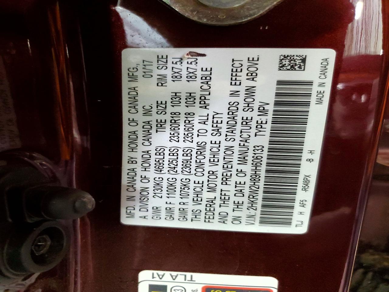 Honda Crv Exl