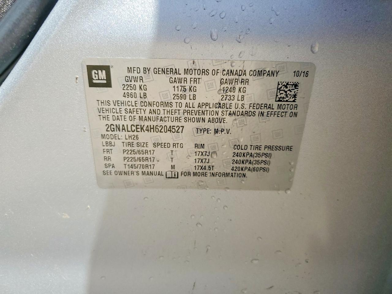 Chevrolet Equinox Lt