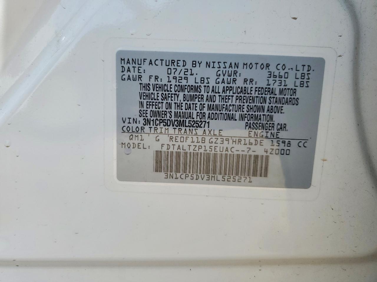 Nissan Kicks Sr