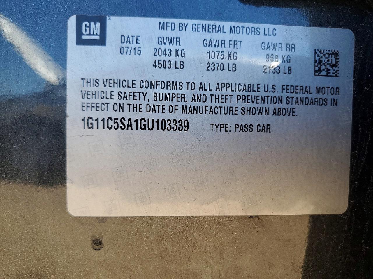 Chevrolet Malibu Lt