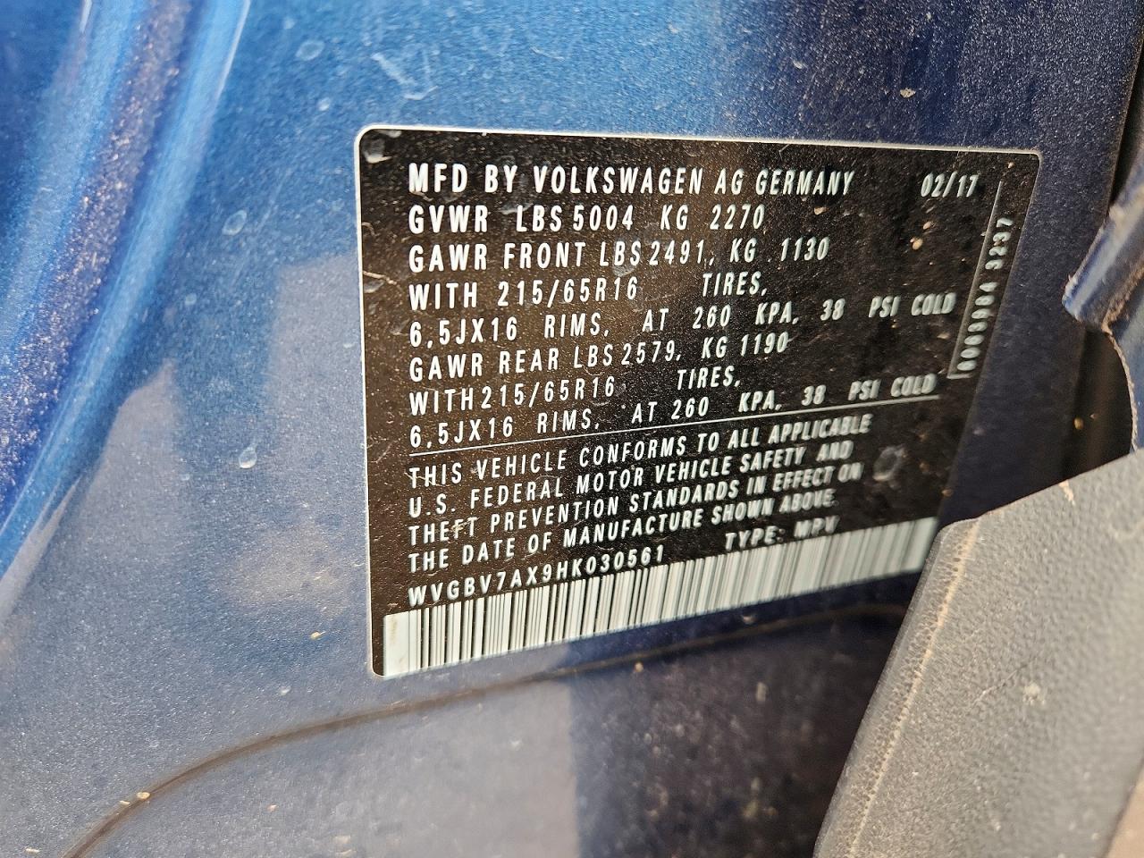 Volkswagen Tiguan S