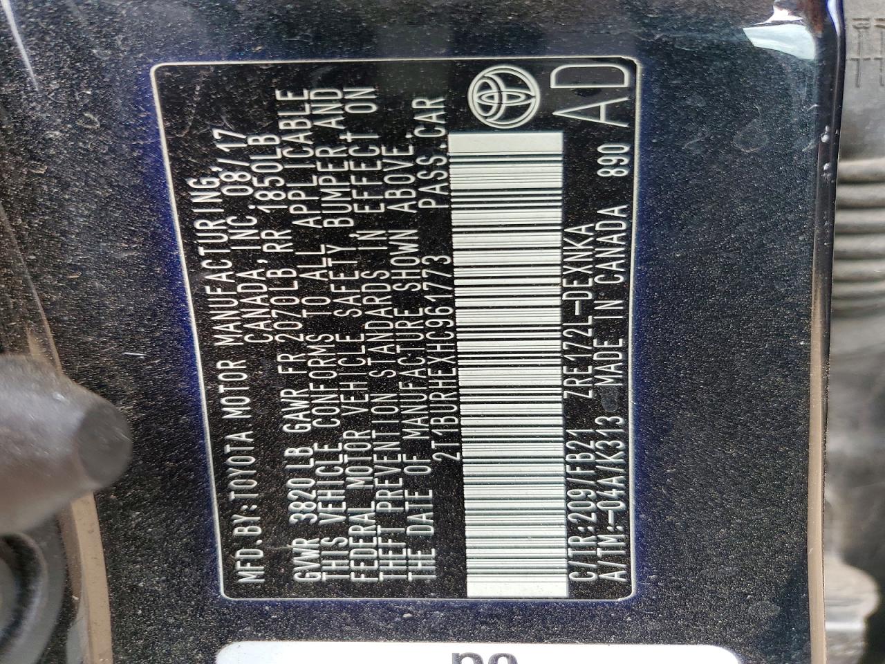 Toyota Corolla Le