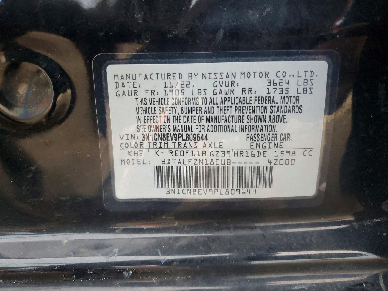Nissan Versa Sv