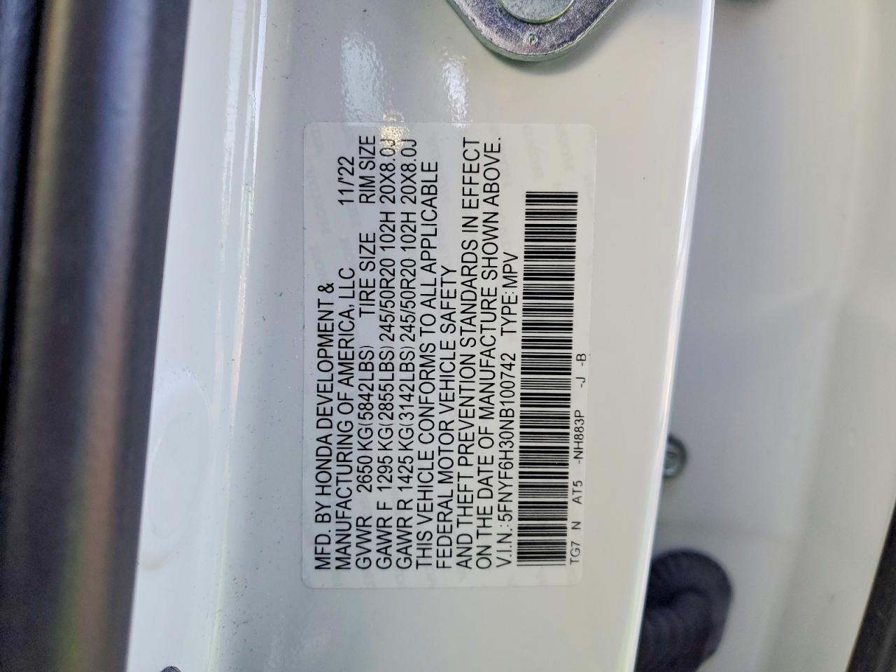 Honda Pilot Sport
