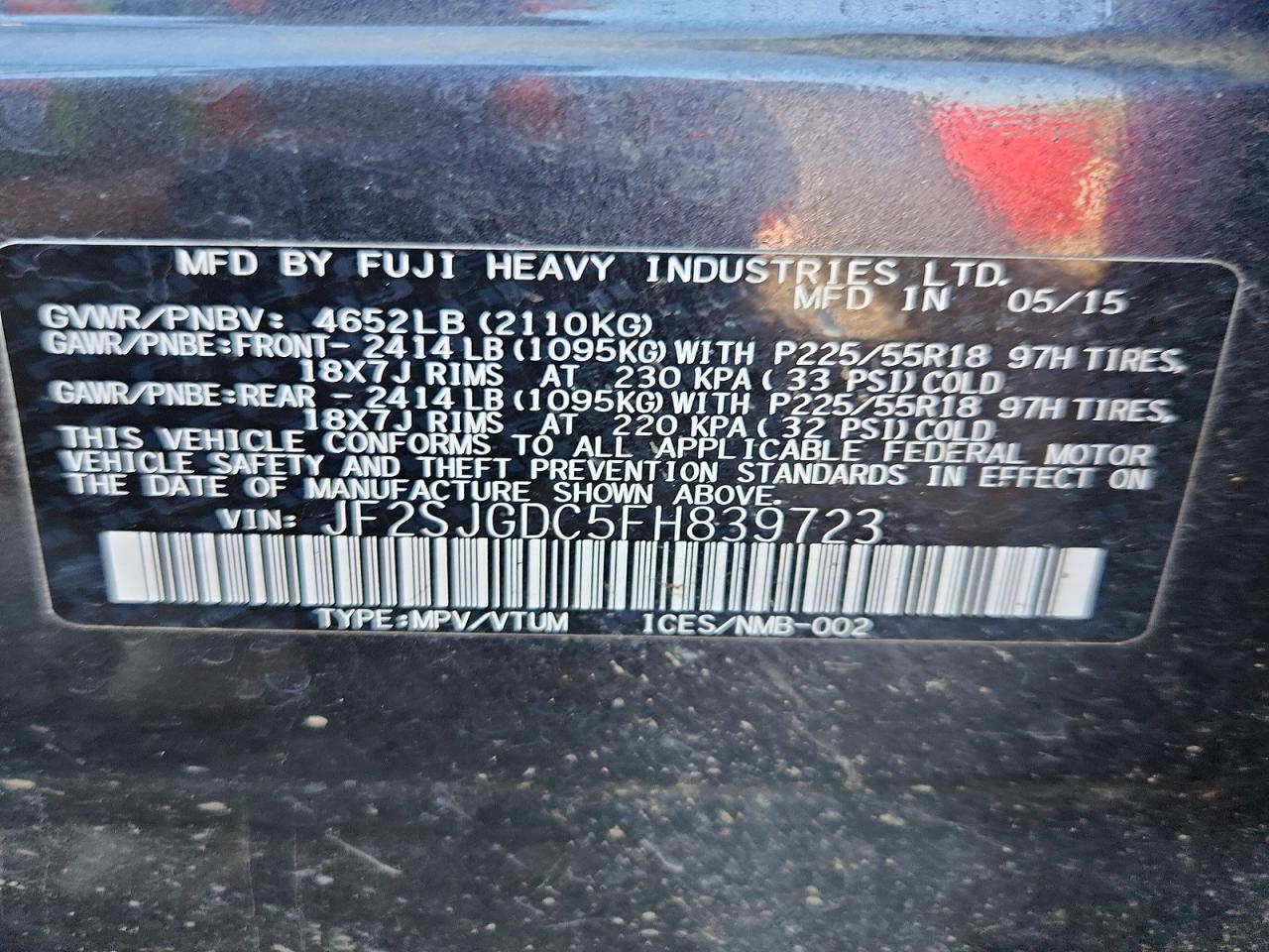 Subaru Forester 2.0xt Premium
