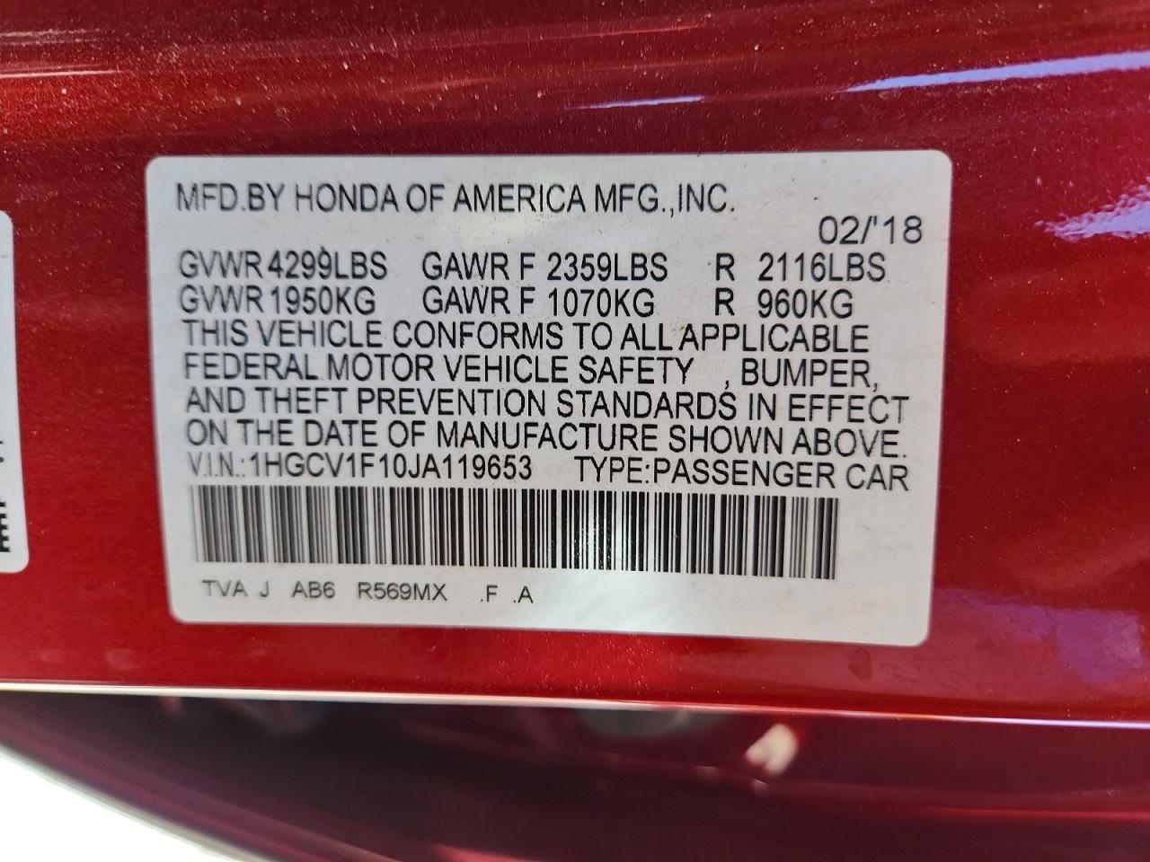 Honda Accord Lx