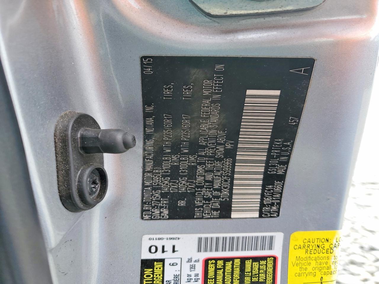 Toyota Sienna Le