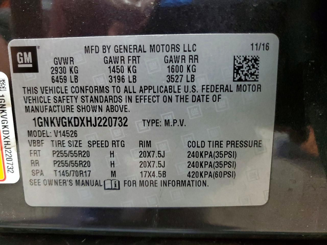 Chevrolet Traverse Lt