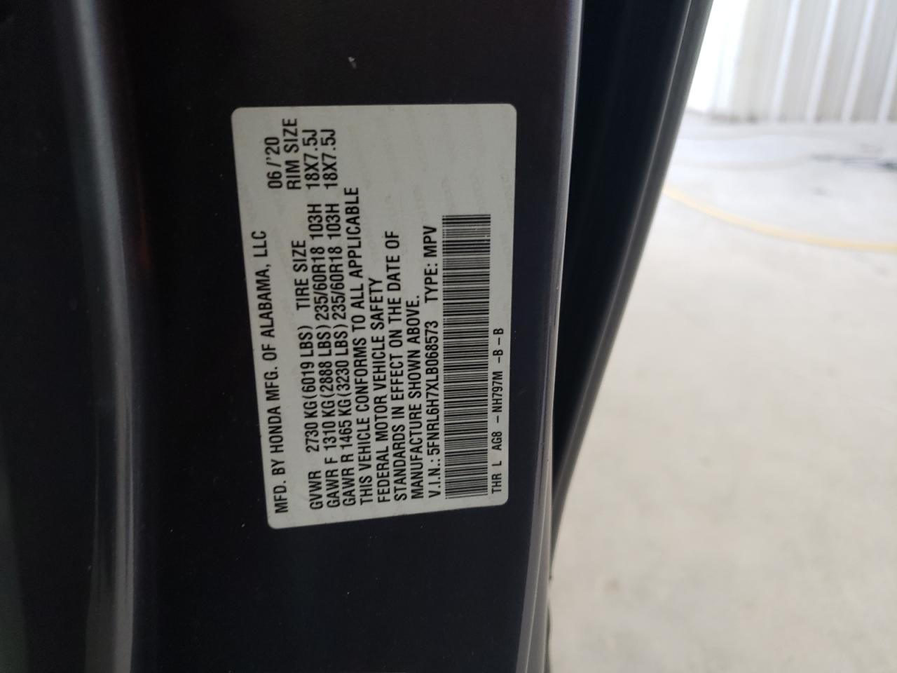 Honda Odyssey Exl