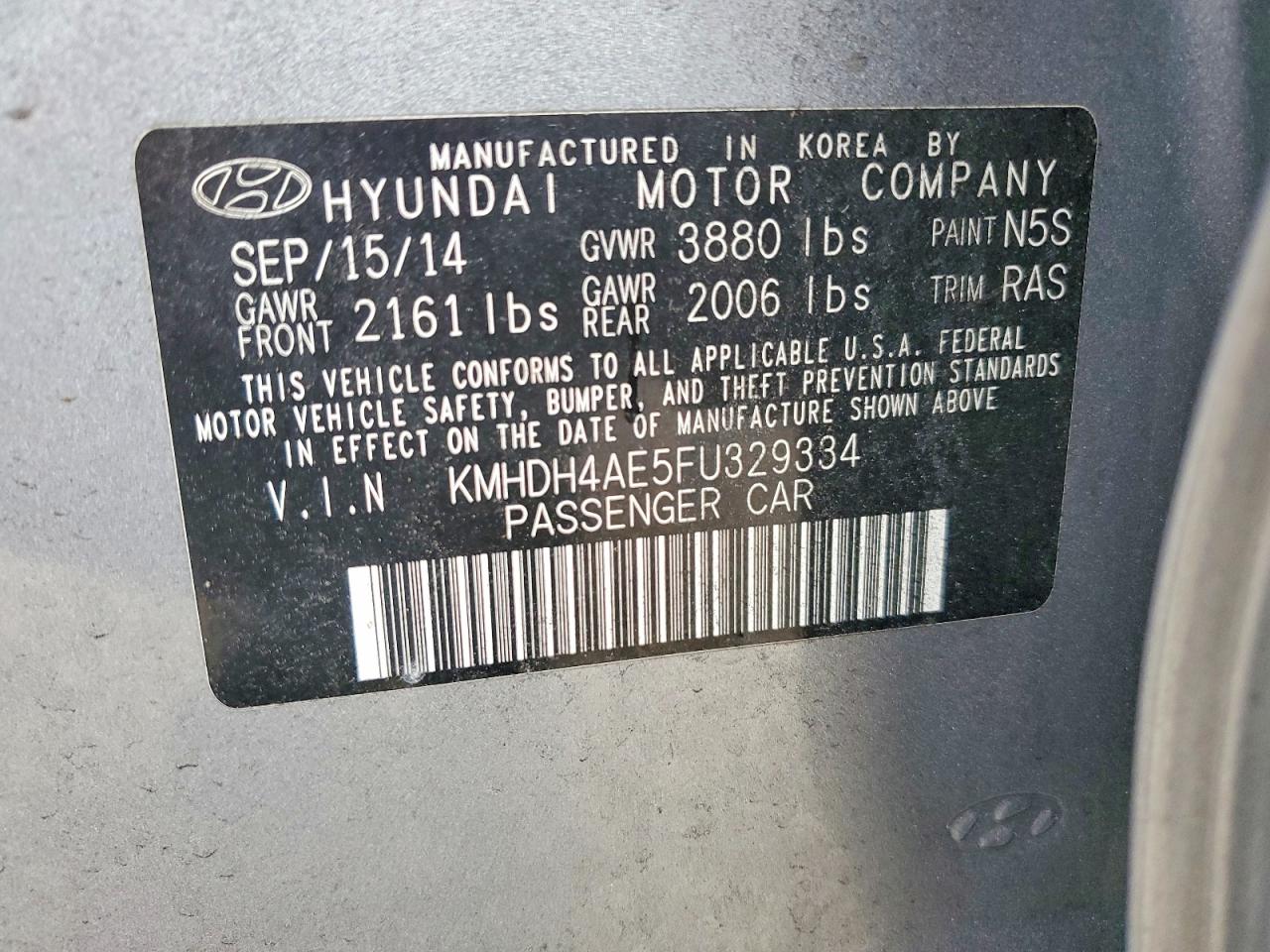 Hyundai ELANTRA Se