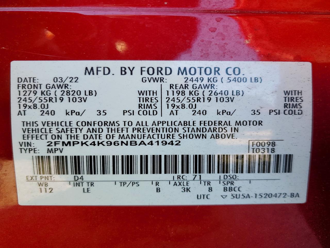 Ford Edge Titanium