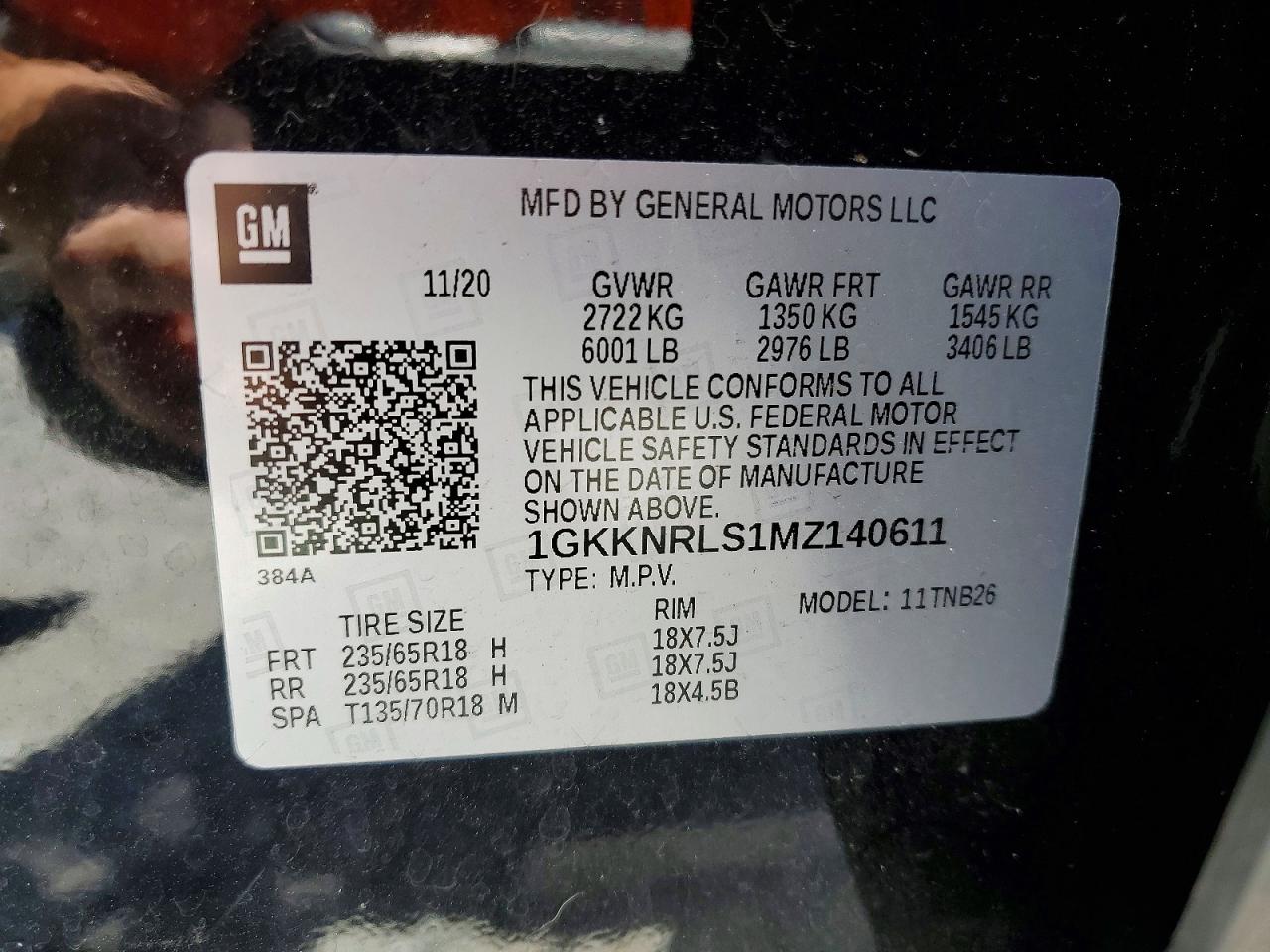 GMC Acadia Sle