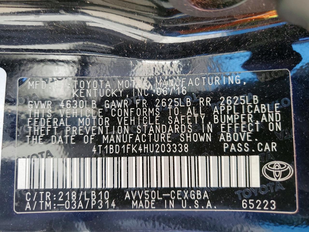 Toyota Camry Xle