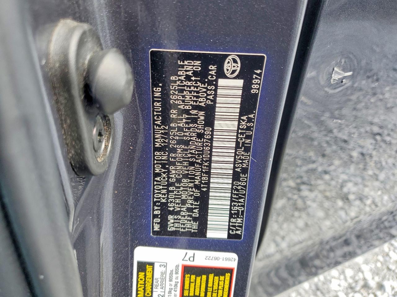 Toyota Camry Se