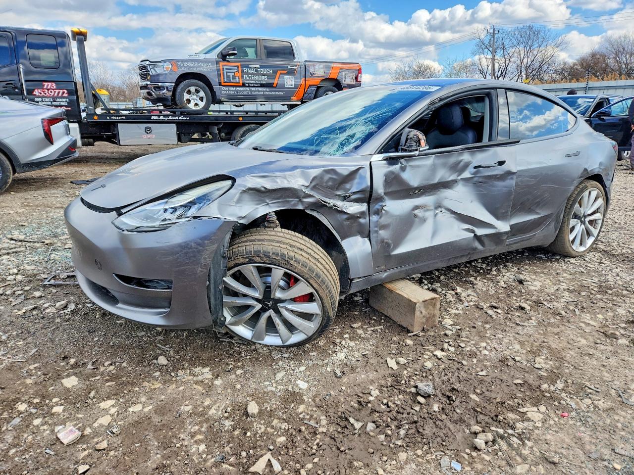 Salvage Tesla Model 3 Image