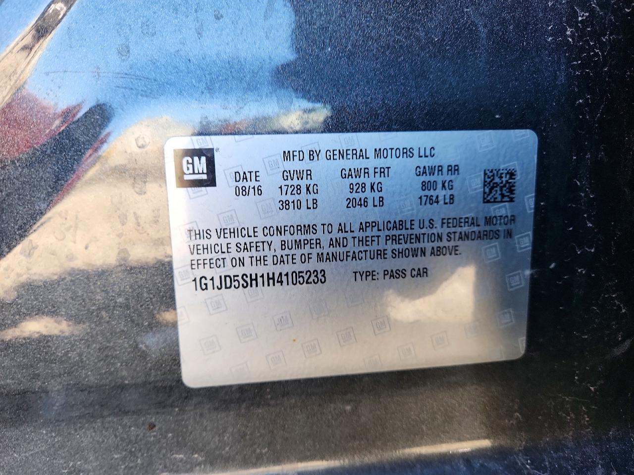 Chevrolet Sonic Lt