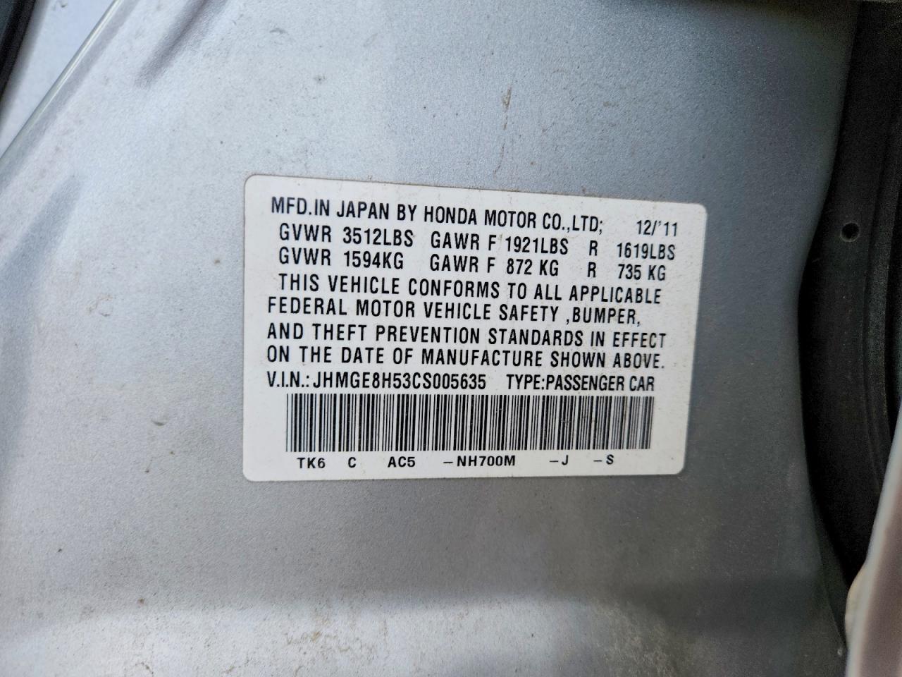 Honda Fit Sport