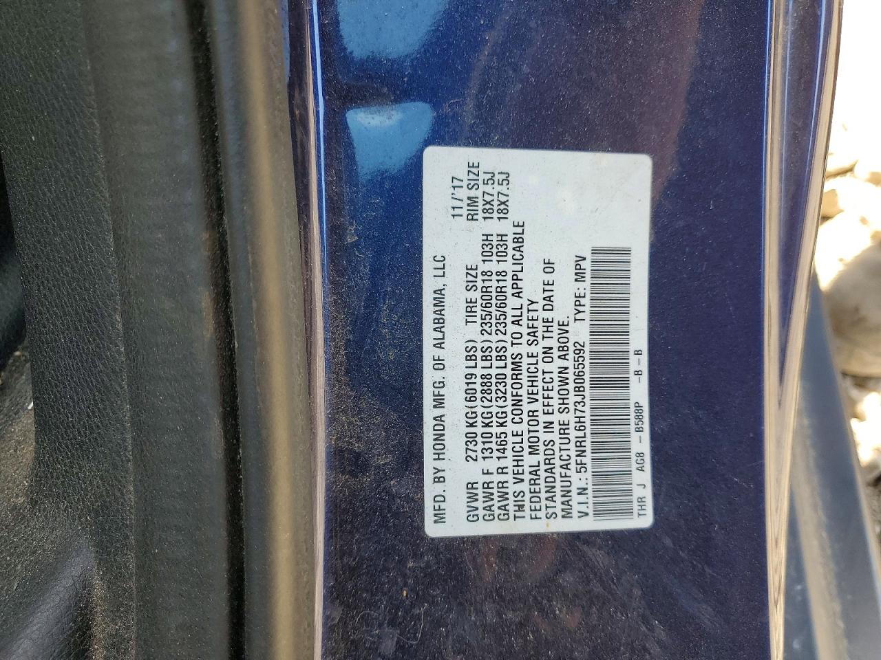 Honda Odyssey Exl