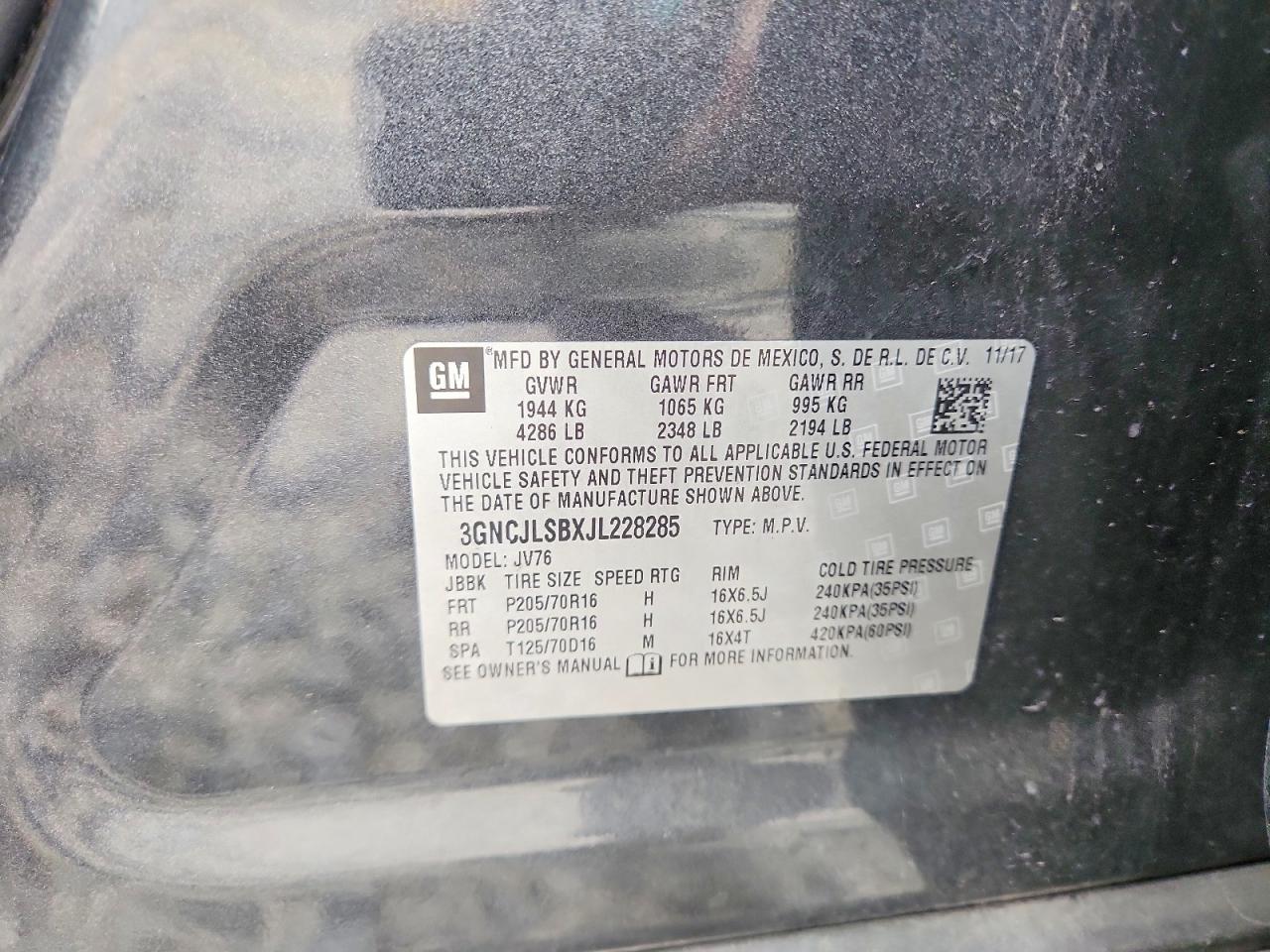 Chevrolet Trax 1lt