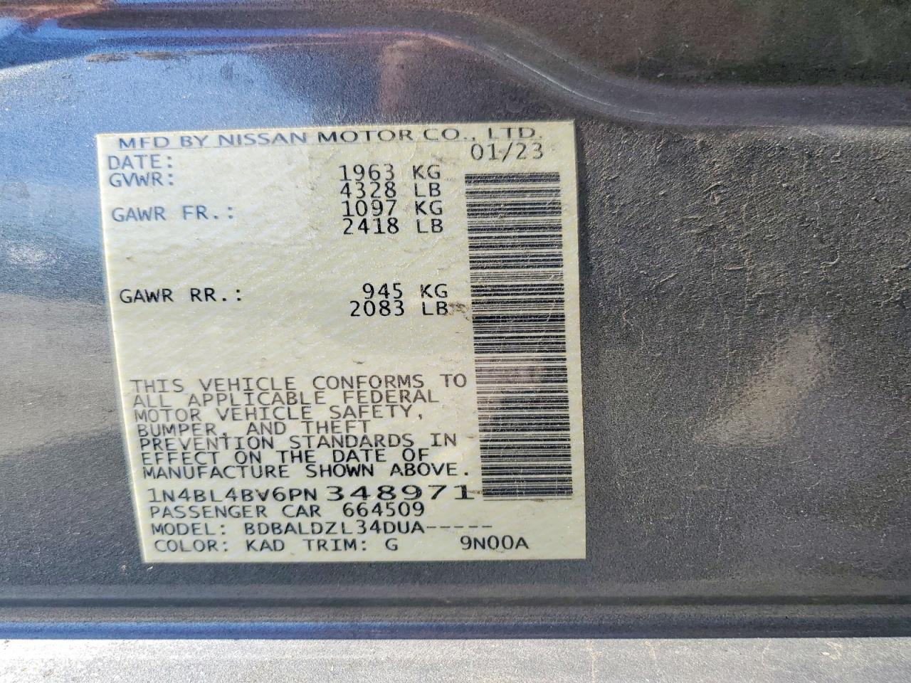Nissan Altima S